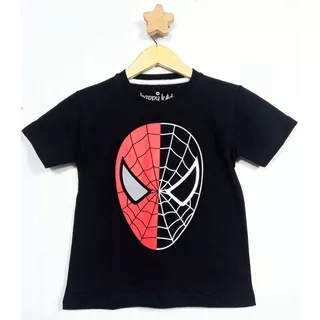 PKA - Grosir KAOS Anak Karakter SPIDERMAN TOPENG HITAM