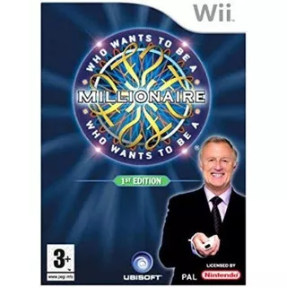 terbaru !! kaset game Nintendo Wii who wants to be a milionare