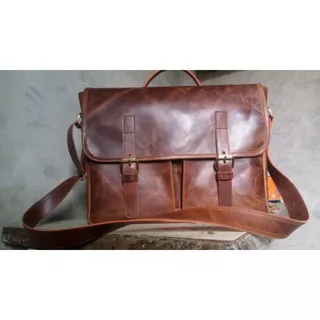 Messenger bag kulit tas laptop kulit