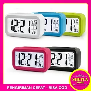 Jam Meja Digital LED / Jam Weker Jam Duduk Multifungsi Murah / Weker Alarm Meja / Digital LED Smart Alarm Clock / TS-81