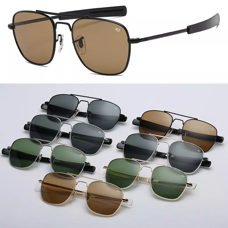 Aviation Sunglasses Men Brand Designer AO Sun Glasses Male Outdoor Sunshade Sunglasses