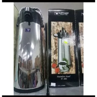 Termos - Termos Pencet Stenlis-Elephant Sunflask  ST- 2500 isi 2.5 liter  FRE-BUBLEWRAP