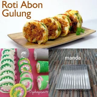 Loyang roti gulung loyang bolu gulung loyang spiku gulung full zig zag