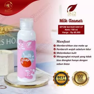 Milk Cleanser SR12 / CLEANSING MILK SR12 / SUSU PEMBERSIH WAJAH ALAMI BPOM