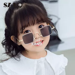?Support wholesale?COD (San9)Children`s sunglasses Korean Personality small frame square sunglasses Baby sunscreen UV400