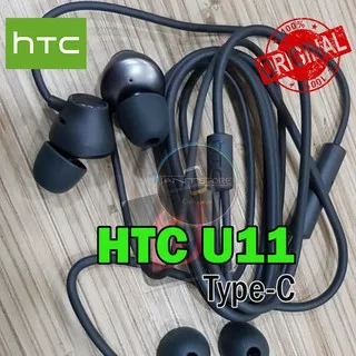 Headset Earphone HTC U11 USonic BLK Hi-Res Audio Type C Original 100%