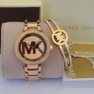 Jam Tangan Michael Kors MK5865 Original Dapat Bonus Gelang MK