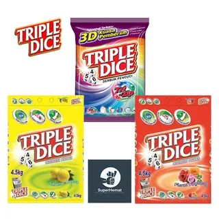 Triple Dice - Detergent Powder - 4.5kg