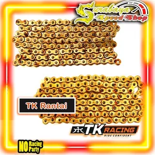 TK Rantai Chain Gold Emas Harian Balap Racing 415 HS 130L Original TK Racing