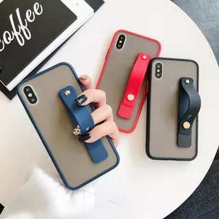 Casing Untuk iPhone SE 2020 10 6 6s 7 8 11 Plus Pro X Xr Xs Max 6S+ 7+ Fashion Frosted Matte TPU Case Full Cover+Wristband