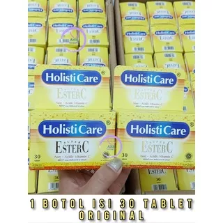 Holisticare Super Ester C 30`s / Vitamin C / Daya Tahan Tubuh / Original Ester C / holisticare botol isi 30 tablet