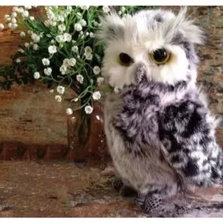 Boneka Burung Hantu (Great Horned Owl)