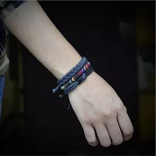 Gelang Paket Tali Prusik Jangkar Tenun Simple KNOT