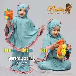 Mukenah Kids Jersey Pita Azzahra Ori Nadia Hijab