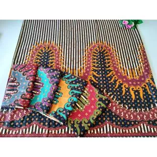 Kain batik embos pekalongan murah • batik katun prima • motif lurik gunungan