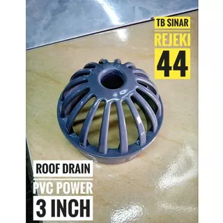 ROOF DRAIN 3 INCH PVC POWER - SARINGAN TALANG AIR ATAP DAK [AVIAN BRANDS]