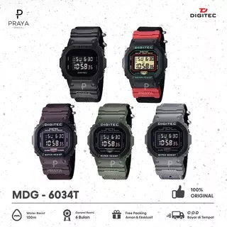 Jam Tangan Digitec Canvas DG6034 6034 Digital Original