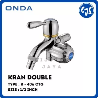 Kran Double Keran Shower ONDA Kran Air Dingin K 406 CTG / Keran Dobel