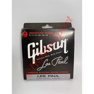 Senar Gitar Elektrik Gibson 0.09 Les Paul String Electric Guitar Tali