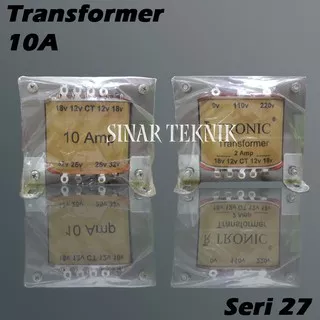 Trafo Tronic 10A seri 27 CT-32V +CT 12-18V Transformer TR Travo Power Supply Power Ampli box