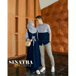 Ratna galih couple set/baju couple muslim/busana kembaran cewek cowo muslimah/fashion couple manis