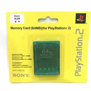 MC MMC memory memori card SONY playstation PS 2 PS2 hitam dan lampu 64mb 32mb 16mb 8mb