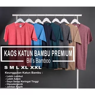 T Shirt Cotton Bamboo / Kaos Polos Keren / Kaos Polos Katun Bambu