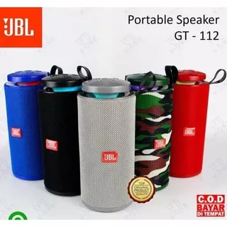 Speaker Bluetooth Portable GT-112 Tabung Speaker Aktif Super Bass