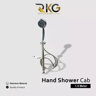 Hand Shower Mandi Tiang Set l Standing l Tempat Sabun CAB