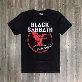 Kaos Band Musik Black Sabbath Never Say Die Red