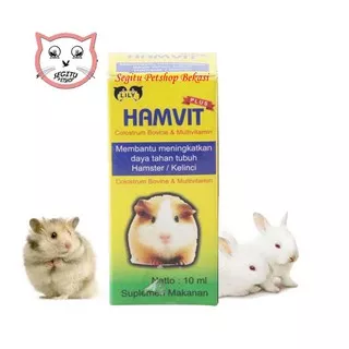 Vitamin Tetes Hamster Kelinci Gerbil Hamvit 10ml