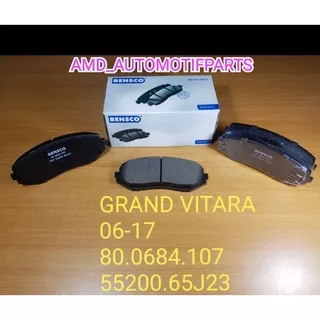 KAMPAS REM DEPAN GRAND VITARA BRAKE PAD DEPAN SUZUKI GRAND VITARA06-2017