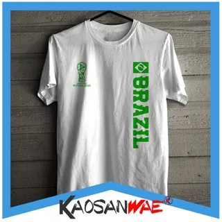 Kaos Bola Brazil Piala Dunia 2018 Brasil World Cup Russia Distro