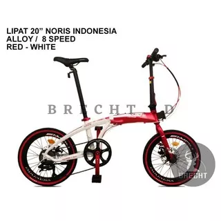 (khusus gosend dan indah logistik) Sepeda Lipat Noris Indonesia Special 17 AUG 20 8 Speed