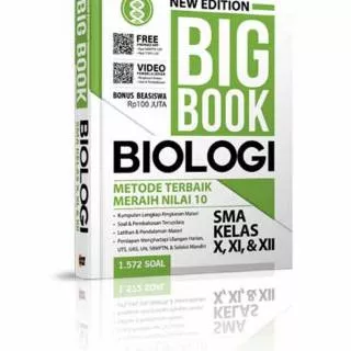 NEW EDITION BIG BOOK BIOLOGI SMA KELAS X,XI, DAN XII /buku oriii