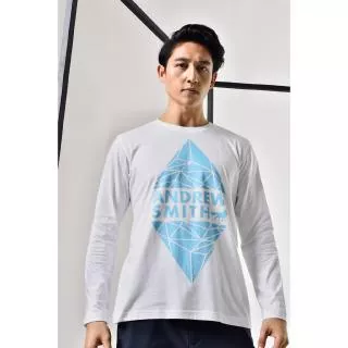 Andrew Smith Diamond Graph T-Shirt (White)