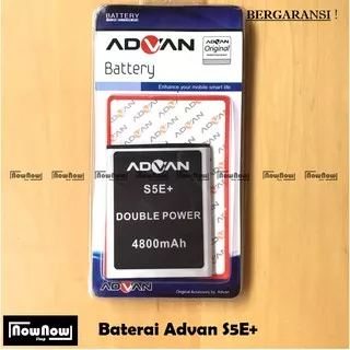 Baterai Advan S5E+ Plus Original Double Power Batre Batrai Battery HP