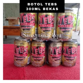 [SANSANSNACK] BOTOL BEKAS TEBS / BOTOL KERAJINAN / TEBS KALENG 300ML