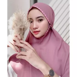 Hijab Bergo Renda/ Hijab Bergo Renda Melati/ Hijab Instan/ Hijab Terbaru 2020/ Hijab Kekinian/ Hijab