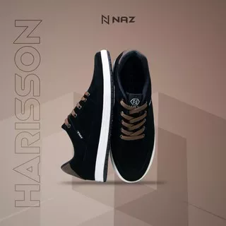 Sepatu Pria Kets Sneaker Original Brand Naz Harisson AZL 005 - Free Kaos Kaki