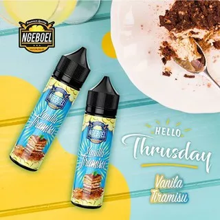 Liquid Vanilla Tiramisu By Ngeboel 60ML 3MG Premium Liquid E Liquid Bercukai Original Authentic
