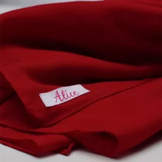 ALICE FIT ME VOILE - RED APPLE / Hijab Voal Premium / Basic Voal Polos / Plain Voal Miracle Segi4