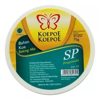 Koepoe SP 70gr Pengemulsi Kue - Koepoe-Koepoe Pengembang Bolu - Pengembang Sponge