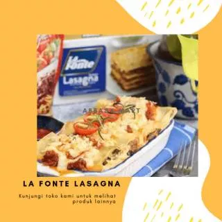 LA FONTE Lasagna 230 gram •  Lasagna La Fonte • La Fonte Pasta