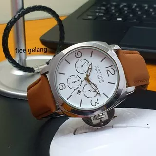 BEST SELLER !!!Jam tangan pria luminor panerai crono variasi tgl aktif fre gelang y1207