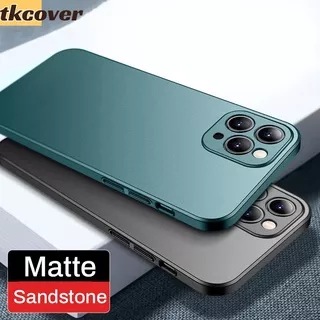 For iPhone XS Max XR X 8 7 6 6S Plus Ultra Thin Slim Matte Sandstone Phone Case Shockproof Armor Hard PC Cover