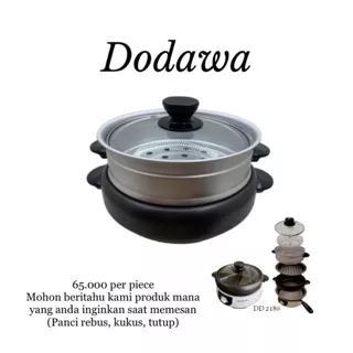 DODAWA multicooker DD2180 - aksesoris panci - penutup, alat kukus, alat rebus