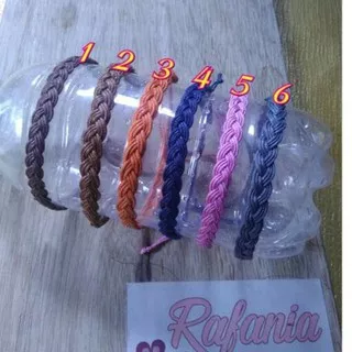 Gelang Kepang Satu 1 Warna Vintage Simple Kerajinan Souvenir Kado Unik Men Women Aksesoris Tangan