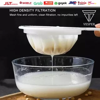 nylon mesh filter strainer soy milk coffee / saringan susu kacang kedelai kopi teh / saringan masak