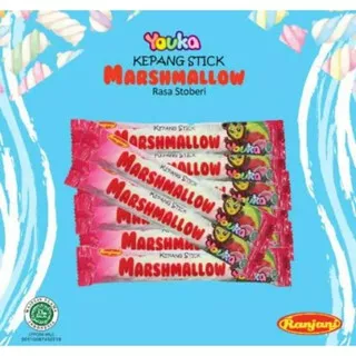 Marshmallow kepang Youka Permen Ranjani 1 pack isi 20pcs